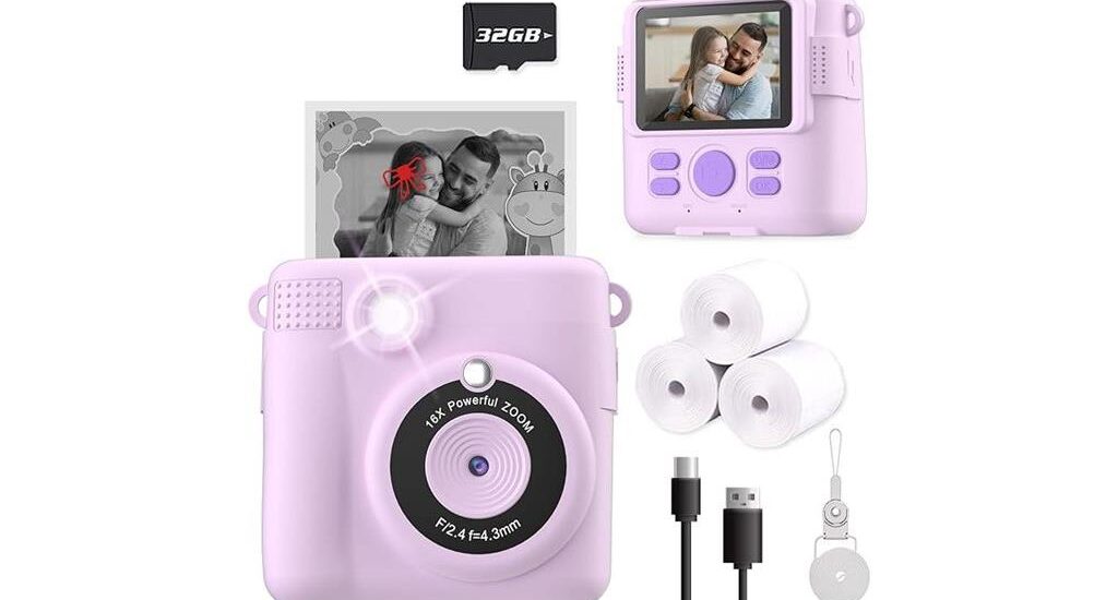 kids instant print camera