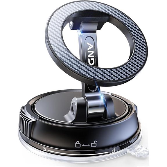 ANDERY MagSafe Car Phone Holder 360° Mount Carbon Fiber