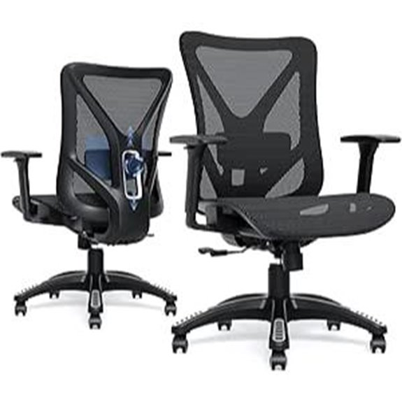Ergonomic Mesh Office Chair with Adjustable Lumbar Support