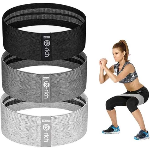 Fabric Resistance Bands for Butt and Legs