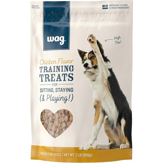 dog training treats chicken flavor