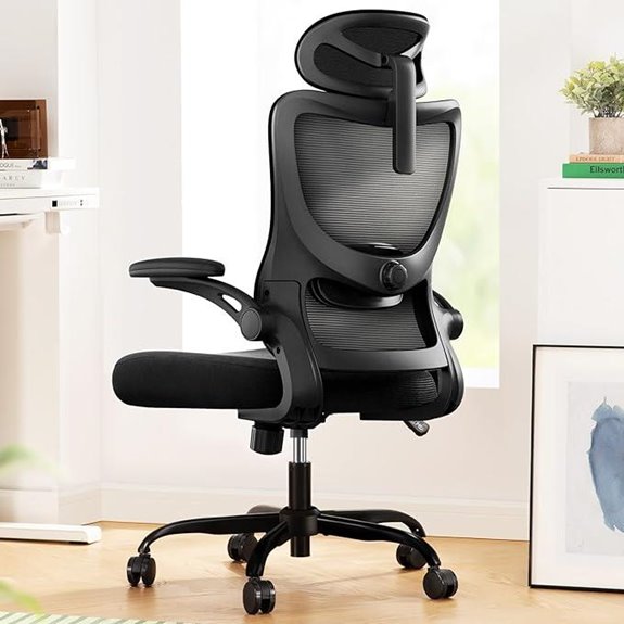 Marsail Ergonomic Office Chair with Headrest and Lumbar Support