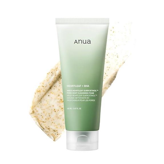 ANUA Heartleaf Cleansing Foam with BHA Hyaluronic Acid