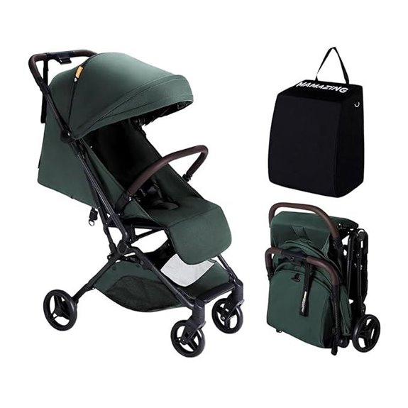 MAMAZING Lightweight Baby Travel Stroller - One-Handed Fold