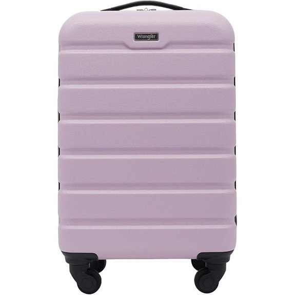 Wrangler 20 Spinner Carry-On Luggage Lilac