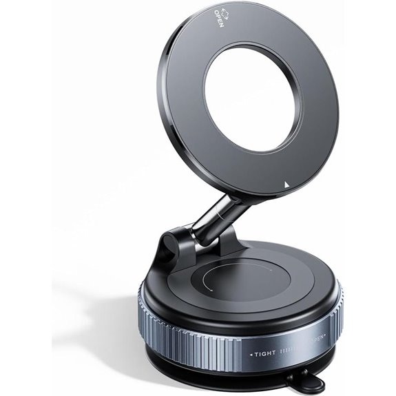 Upgraded 360° Magnetic Car Phone Holder with Suction