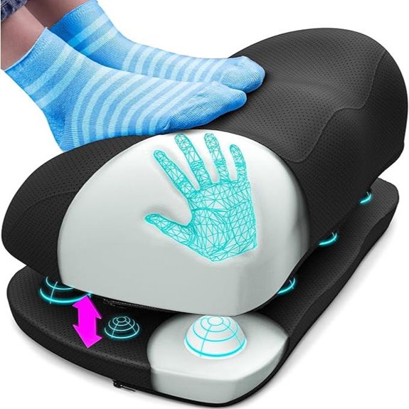Everlasting Comfort Adjustable Foot Rest with Memory Foam