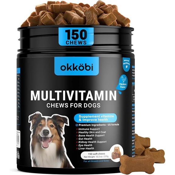 Dog Multivitamin Chews with Omega-3 and Probiotics