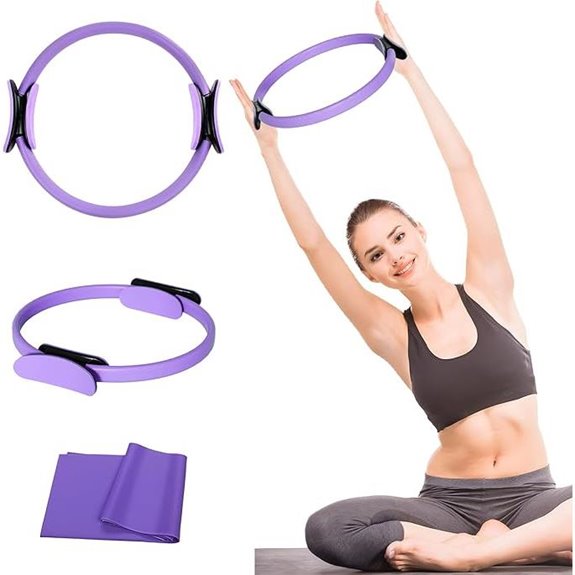 Pilates Ring Set with Bands – Home Workout Kit