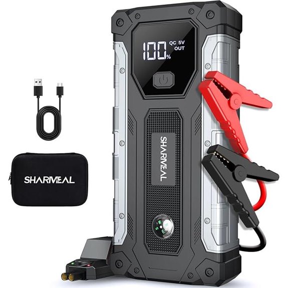 Sharmeal Jump Starter 5000A with LED Light