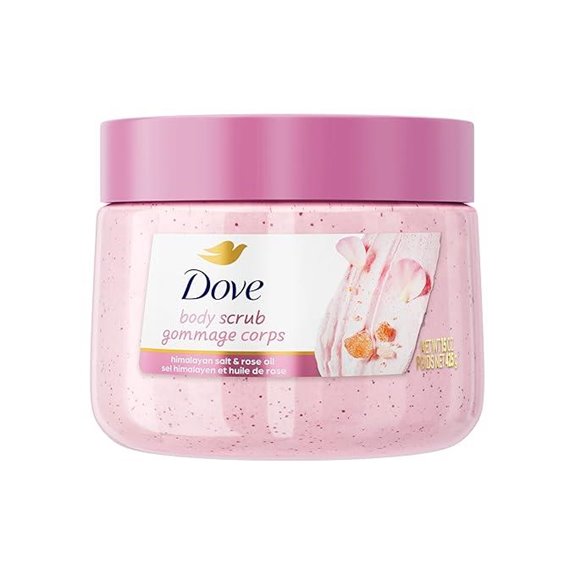 Dove Salt & Rose Body Scrub for Radiant Skin