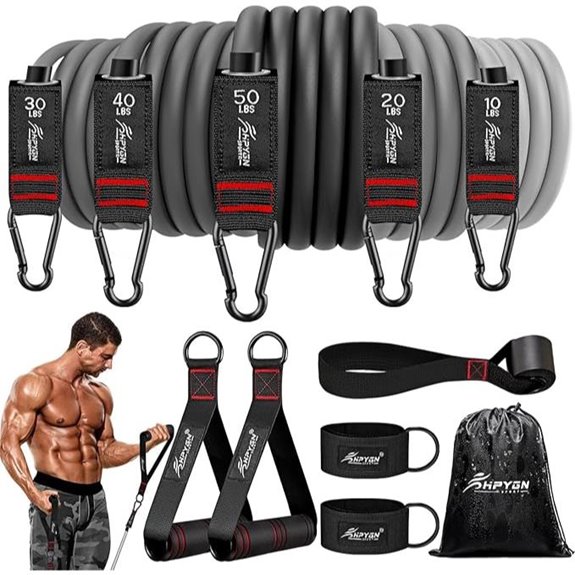 HPYGN Resistance Bands with Handles Set