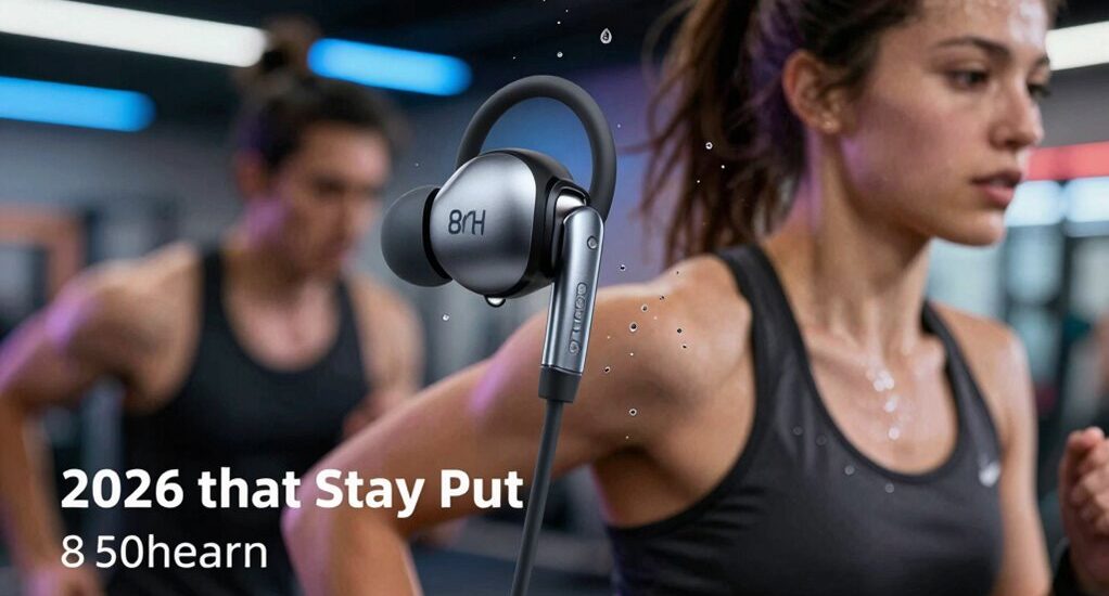 sports earbuds with hooks