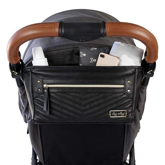 stroller organizer with adjustability