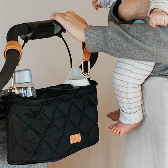 stylish stroller organizer caddy