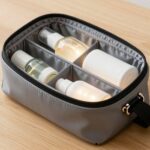 stylish travel toiletry organization