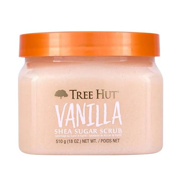 Tree Hut Vanilla Shea Sugar Exfoliating & Hydrating Body Scrub 18 oz