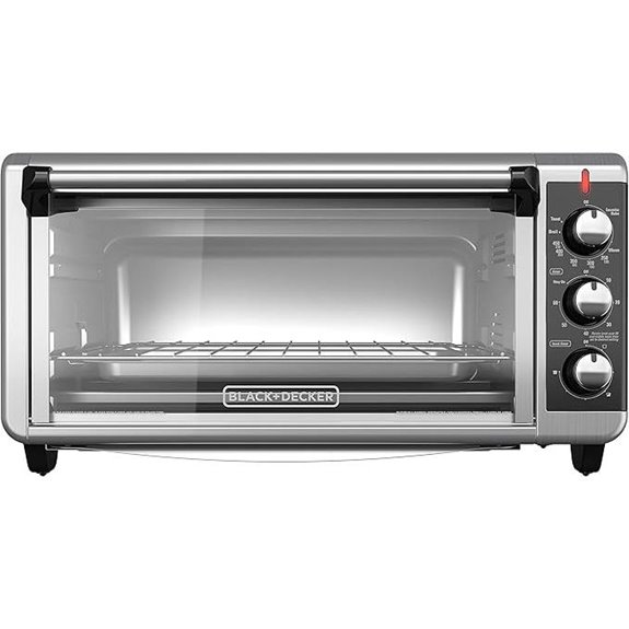 Black+Decker 8-Slice Convection Toaster Oven Set