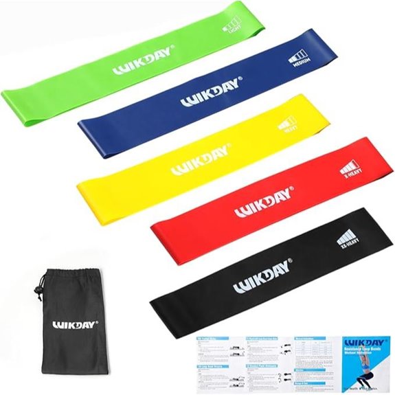 Resistance Bands Set for Workout and Therapy (5 Pack)