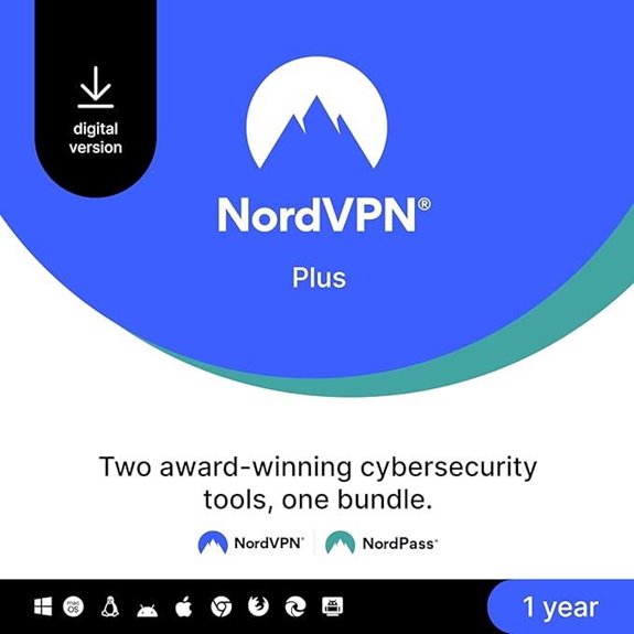 NordVPN Plus: 10 Devices 1-Year VPN & Password Manager