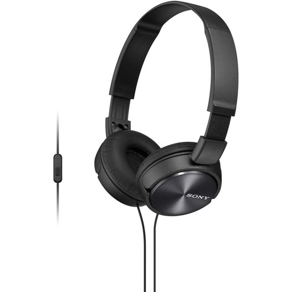 Sony MDR-ZX310AP ZX Series Wired On Ear Headphones with mic Black